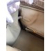 Hermes Birkin 30 Handmade Bag In Taupe Crocodile Niloticus Shiny Skin