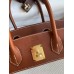 Hermes Birkin 30 Handmade Bag In Toile & Gold Swift Leather