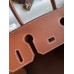Hermes Birkin 30 Handmade Bag In Toile & Gold Swift Leather
