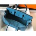 Hermes Birkin 30cm Bag In Jean Blue Clemence Leather GHW