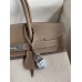 Hermes Birkin 30 Handmade Bag In Toile & Tourterelle Swift Leather