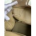 Hermes Birkin 30 Handmade Bag In Toile & Tourterelle Swift Leather