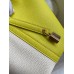 Hermes Picotin Lock 18 Bicolor Handmade Bag in Craie and Lime Clemence Leather