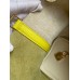 Hermes Picotin Lock 18 Bicolor Handmade Bag in Craie and Lime Clemence Leather