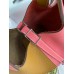Hermes Picotin Lock 18 Bicolor Handmade Bag in Sesame and Rose Azalee Clemence Leather