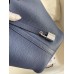 Hermes Picotin Lock 18 Handmade Bag in Blue Saphir Clemence Leather