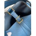 Hermes Picotin Lock 18 Handmade Bag in Deep Blue Clemence Leather
