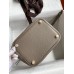 Hermes Picotin Lock 18 Handmade Bag in Gris Asphalt Clemence Leather
