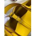 Hermes Picotin Lock 18 Handmade Bag in Jaune Ambre Clemence Leather