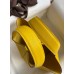 Hermes Picotin Lock 18 Handmade Bag in Jaune Ambre Clemence Leather