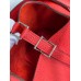 Hermes Picotin Lock 18 Handmade Bag in Red Clemence Leather