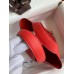 Hermes Picotin Lock 18 Handmade Bag in Red Clemence Leather