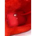 Hermes Picotin Lock 18 Handmade Bag in Red Clemence Leather