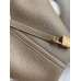 Hermes Picotin Lock 18 Handmade Bag in Taupe Clemence Leather