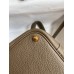 Hermes Picotin Lock 18 Handmade Bag in Taupe Clemence Leather