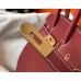 Hermes Birkin 30cm Bag In Bordeaux Clemence Leather GHW