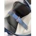 Hermes Picotin Lock 18 Bicolor Handmade Bag in Gris Mouette and Blue Agate Swift Leather