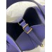 Hermes Picotin Lock 18 Handmade Bag in Blue Encre Clemence Leather