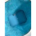 Hermes Picotin Lock 18 Handmade Bag in Blue du Nord Clemence Leather