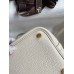 Hermes Picotin Lock 18 Handmade Bag in Craie Clemence Leather