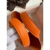 Hermes Picotin Lock 18 Handmade Bag in Orange Clemence Leather