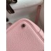 Hermes Picotin Lock 18 Handmade Bag in Rose Sakura Clemence Leather