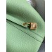 Hermes Picotin Lock 18 Handmade Bag in Vert Criquet Clemence Leather