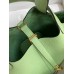 Hermes Picotin Lock 18 Handmade Bag in Vert Criquet Clemence Leather