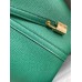 Hermes Picotin Lock 18 Handmade Bag in Vert Vertigo Clemence Leather
