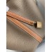 Hermes Picotin Lock 18 Bicolor Handmade Bag in Taupe and Gold Clemence Leather