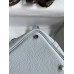 Hermes Picotin Lock 18 Handmade Bag in Blue Brume Clemence Leather