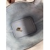 Hermes Picotin Lock 18 Handmade Bag in Blue Lin Clemence Leather