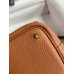 Hermes Picotin Lock 18 Handmade Bag in Gold Clemence Leather