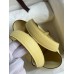 Hermes Picotin Lock 18 Handmade Bag in Jaune Poussin Clemence Leather