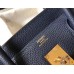 Hermes Birkin 30cm Bag In Dark Blue Clemence Leather GHW