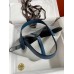 Hermes Picotin Lock 22 Bicolor Handmade Bag in Gris Mouette and Blue Agate Swift Leather
