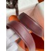 Hermes Picotin Lock 22 Bicolor Handmade Bag in Orange and Burgundy Swift Leather