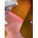 Hermes Picotin Lock 22 Bicolor Handmade Bag in Sesame and Rose Azalee Clemence Leather