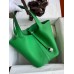 Hermes Picotin Lock 22 Handmade Bag in Bamboo Clemence Leather