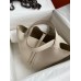 Hermes Picotin Lock 22 Handmade Bag in Craie Clemence Leather