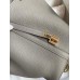Hermes Picotin Lock 22 Handmade Bag in Etain Clemence Leather