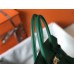 Hermes Birkin 30cm Bag In Vert Vertigo Clemence Leather GHW