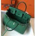 Hermes Birkin 30cm Bag In Vert Vertigo Clemence Leather GHW