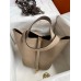Hermes Picotin Lock 22 Handmade Bag in Tourterelle Clemence Leather