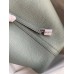 Hermes Picotin Lock 22 Handmade Bag in Vert Amande Clemence Leather