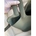 Hermes Picotin Lock 22 Handmade Bag in Vert Amande Clemence Leather
