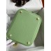 Hermes Picotin Lock 22 Handmade Bag in Vert Criquet Clemence Leather