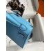 Hermes Kelly Mini II Sellier Handmade Bag In Celeste Epsom Calfskin