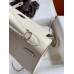 Hermes Kelly Sellier 25 Handmade Bag In Nata Epsom Calfskin