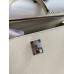 Hermes Kelly Sellier 25 Handmade Bag In Nata Epsom Calfskin